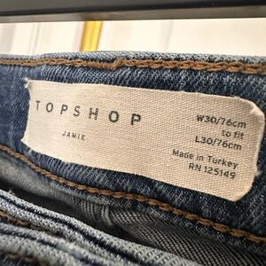 Topshop Jamie Women's Blue skinny Jeans